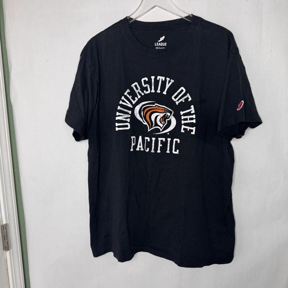 University Of The Pacific Tigers T-Shirt Men's Size 2XL Gray NCAA League